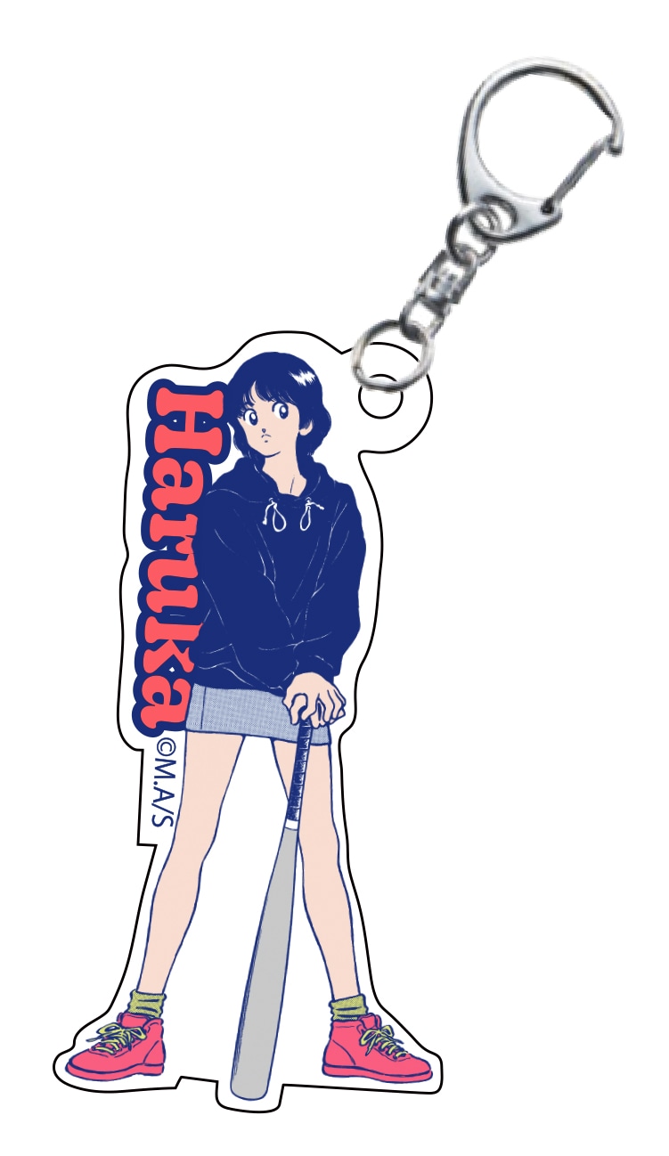 オリジナルグッズのヒロインアクリルチャーム (c)あだち充／小学館