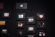 「30周年記念展『ALL OF EVANGELION』」の展示。