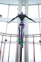 「30周年記念展『ALL OF EVANGELION』」のエントランス。