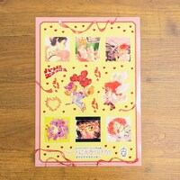 販売グッズの1つ。オリジナルクリアシールシート