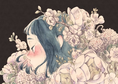 販売される複製原画は4種類。画像はその1つ