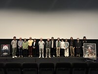 関係者試写会で撮影された集合写真