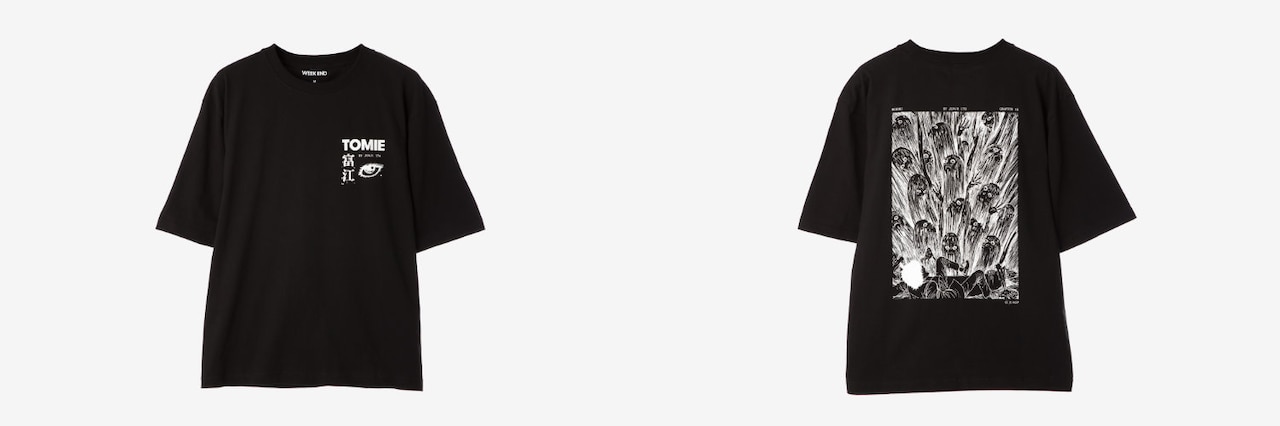 Junji Ito x WEEK END Tシャツ TOMIE Chapter 15」 - 伊藤潤二監修