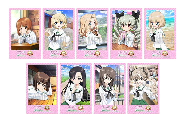 「ガールズ＆パンツァー 劇場版 10th Anniversary
4K ULTRA HD Blu-ray」のアニメイトの特典となるミニフォト9枚セット