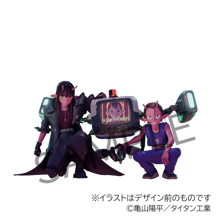 楽天ブックスの法人特典「アカネ、カナタ描き下ろしアクリルスタンド 