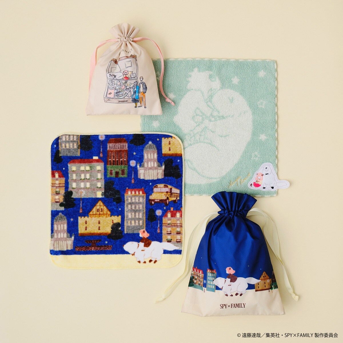 巾着セット、ミニタオル - 「SPY×FAMILY」×Afternoon Tea LIVING