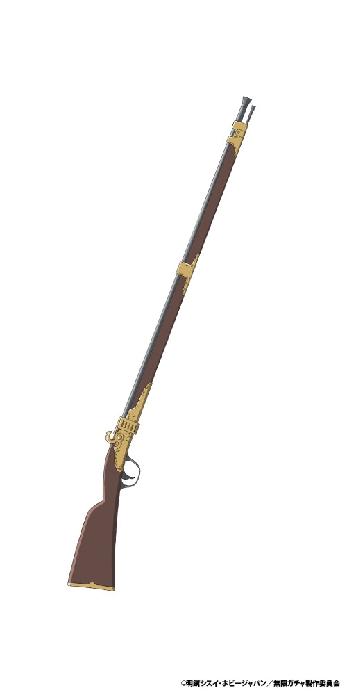 ロック（CV：相馬康一）。“喋る武器（インテリジェンスウェポン）”のマスケット銃。スズの魔力で作られた“魔弾”を発射する。1分間に1000発を超える驚異的な連射が可能。一人称は「オイラ」。恥ずかしがり屋なスズの言葉を聞いて、ロックが外部へと伝えている