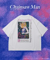 「劇場版『チェンソーマン レゼ篇』プリント クルーネックTシャツ」の「ティザービジュアル」白
