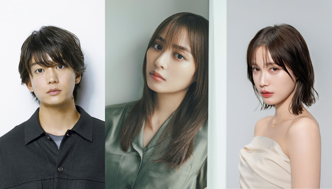 左から伊藤健太郎、内田理央、中村ゆりか