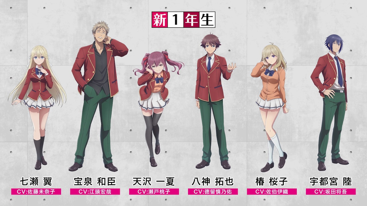 TVアニメ「『ようこそ実力至上主義の教室へ』4th Season 2年生編1学期