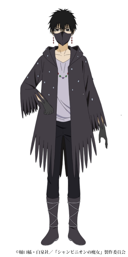 クロード（CV：福島潤）。カラスの少年で、ルーナがお世話になっている大魔法使いの使い魔。口が悪く、なぜかルーナにはとても威圧的だが、困ったときには助けてくれる根はいいやつ。カラスの姿から人型の姿に変身することができる。