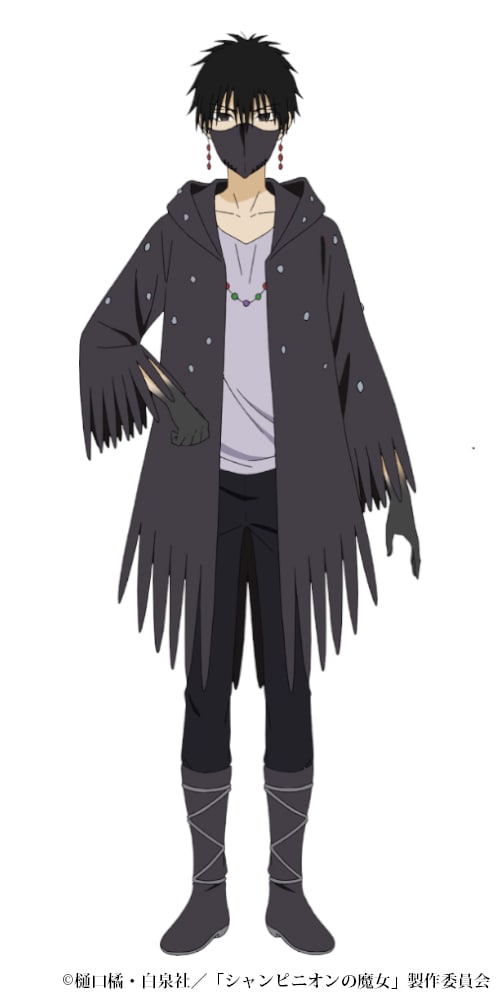 クロード（CV：福島潤）。カラスの少年で、ルーナがお世話になっている大魔法使いの使い魔。口が悪く、なぜかルーナにはとても威圧的だが、困ったときには助けてくれる根はいいやつ。カラスの姿から人型の姿に変身することができる。