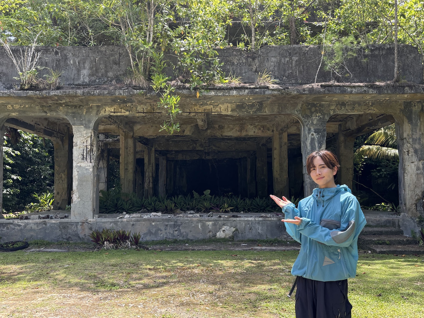 特別番組「80年間 時が止まった島“ペリリュー” 板垣李光人が見た...忘れ去られた戦争の真実」より。