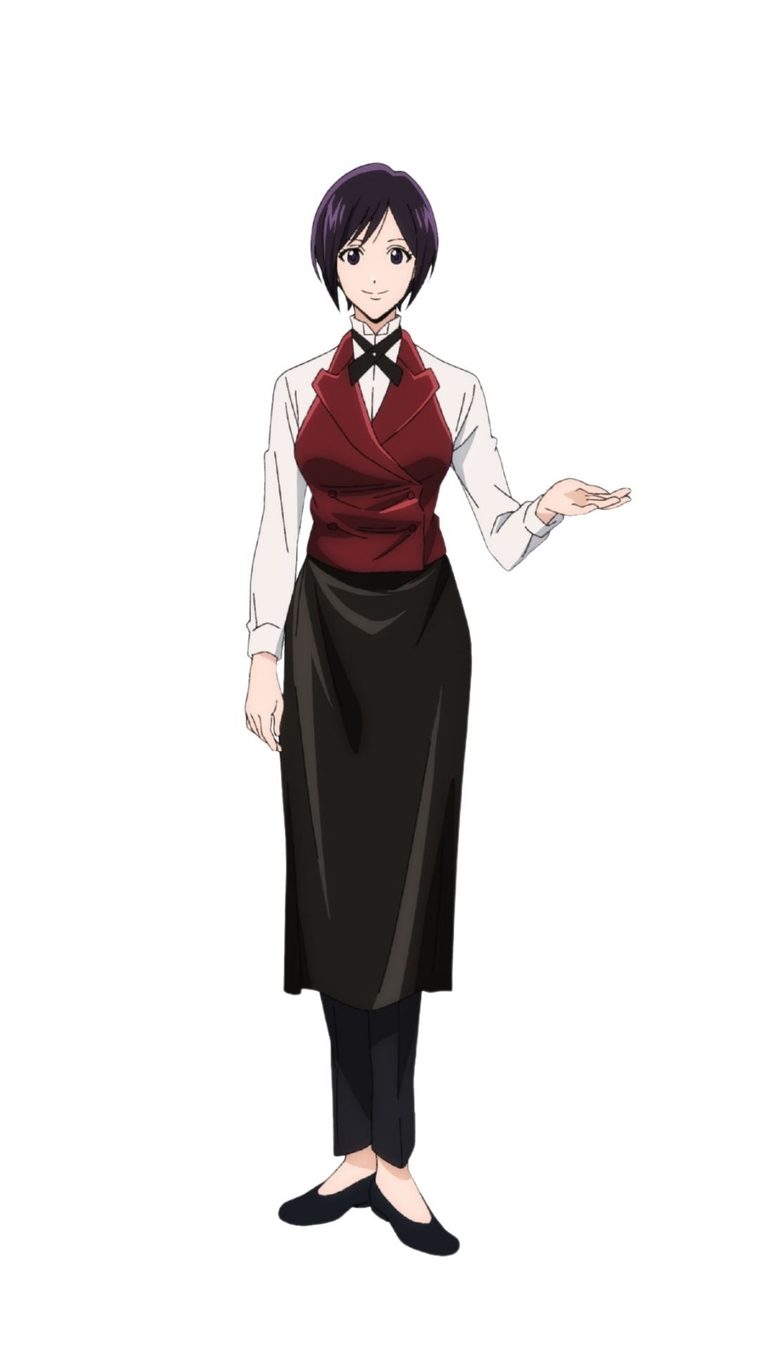 紫野原みやび（CV：内田真礼）ソムリエ見習い。豊富な知識があるが、ソムリエ資格にはなかなか合格できずにいたところで、偶然雫と出会う。ワインの知識に乏しい雫をサポートするべく、太陽ビールワイン事業部の契約社員となり、共に“神の雫”と“十二使徒”を探すこととなる。 (c)亜樹直・オキモト・シュウ・講談社／TVアニメ「神の雫」製作委員会