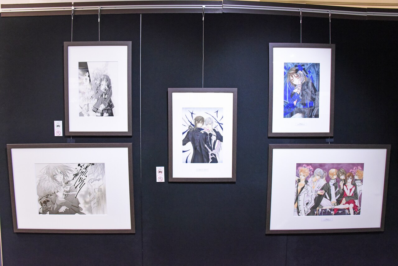 ヴァンパイア騎士原画展～樋野まつり 画業30年の軌跡～」の様子