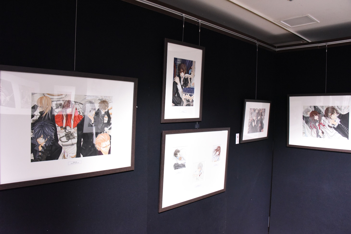 「ヴァンパイア騎士原画展～樋野まつり 画業30年の軌跡～」の様子