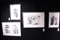 「ヴァンパイア騎士原画展～樋野まつり 画業30年の軌跡～」の様子
