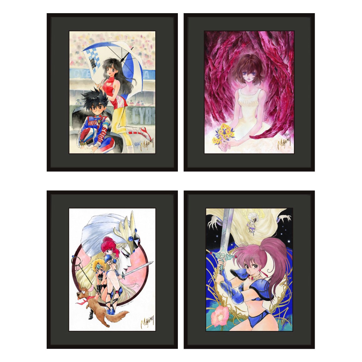 「88グラフ / いのまたむつみ 箔押しサイン入り」 (c)SUNRISE　(c)1985 東宝