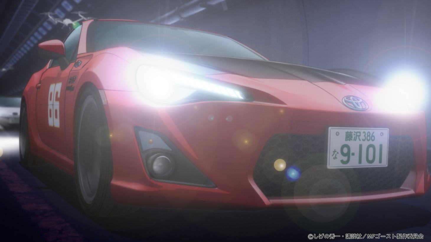 TVアニメ「MFゴースト」3rd SeasonのPV第1弾の場面カット (c)しげの秀一・講談社/MFゴースト製作委員会