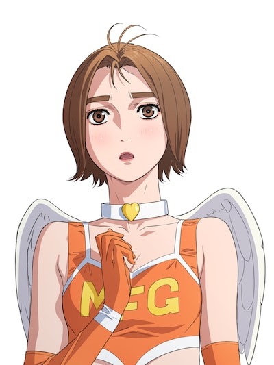 ⻄園寺恋（CV：佐倉綾音）。「男は中身で選ぶ」と豪語する17歳の女子高生。カナタに一目ぼれしてしまう。MFGエンジェルスナンバー7としての顔を持つが、カナタは同一人物とは気づいていない。男性に何度か告白されたことはあるが、付き合った経験はゼロ。 (c)しげの秀一・講談社/MFゴースト製作委員会