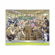 「シャフト50周年展」グッズ付きチケットに付属するビッグアクリルジオラマ