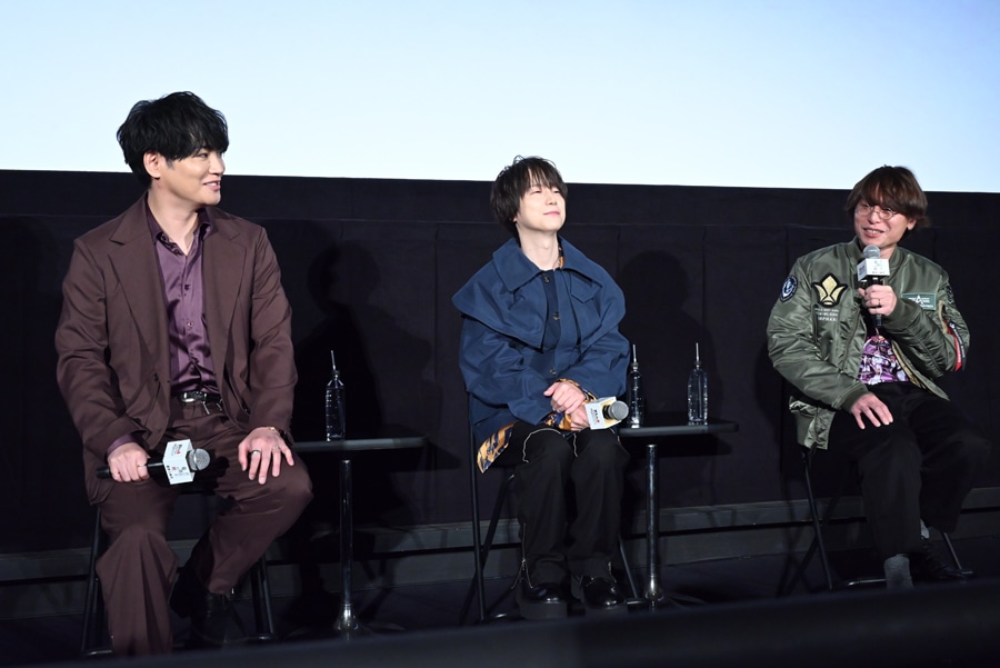 「特別編集版『機動戦士ガンダム 鉄血のオルフェンズ ウルズハント -小さな挑戦者の軌跡-』同時上映『機動戦士ガンダム　鉄血のオルフェンズ』10周年記念新作短編『幕間の楔』」のトーク付上映会第3弾の様子