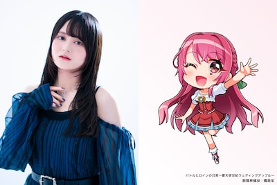 左から橘美來、朝陽林檎