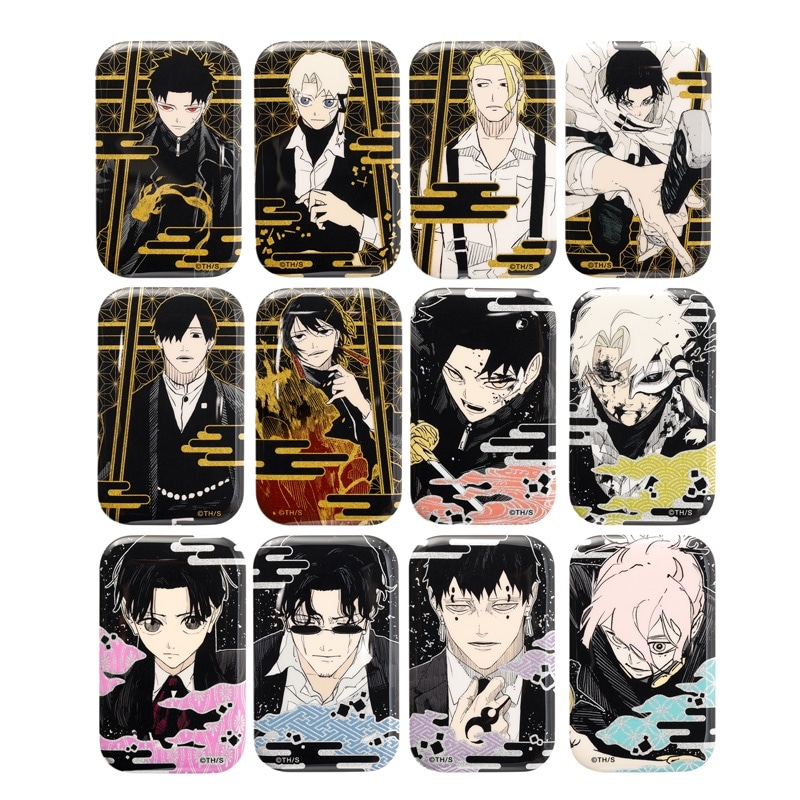 カグラバチ』蒔絵風スクエア缶バッジコレクション第1弾」 - 「ジャンプ