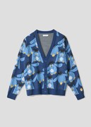 「プー｜ジャカードニットカーディガン」