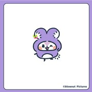 自分の"すき"を大切にしているチンチラのドッチモ。ぱっちりした目とまつ毛がチャームポイント。いつでも自分らしく、まっすぐにすごしている。誕生日は1月18日 (c)blowout Music Labels