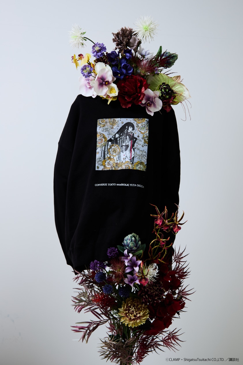 「【CLAMP】『xxxHOLiC』GRAPHIC SWEAT」(c)CLAMP・ShigatsuTsuitachi CO.,LTD.／講談社