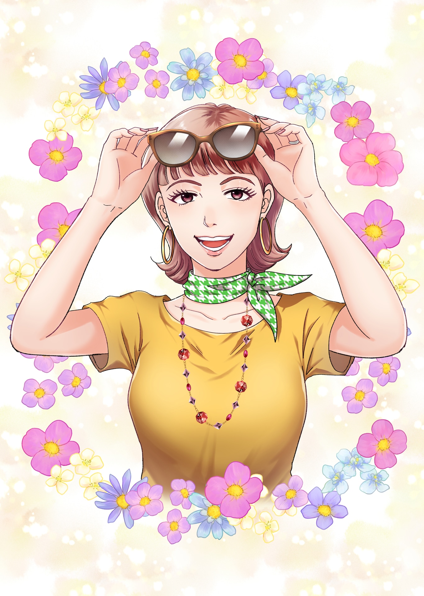 「ママってサバサバしてるから」扉イラスト