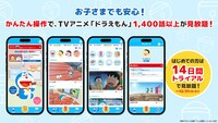 iOSアプリ「ドラえもんTV」の告知画像
