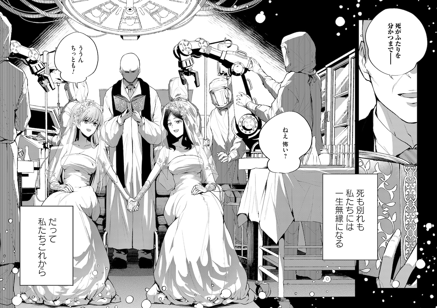 「イヴとイヴたち」収録作「永遠一号二号はイヴとイヴ」より