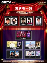 「日本アニメトレンド大賞2025」の出演者一覧