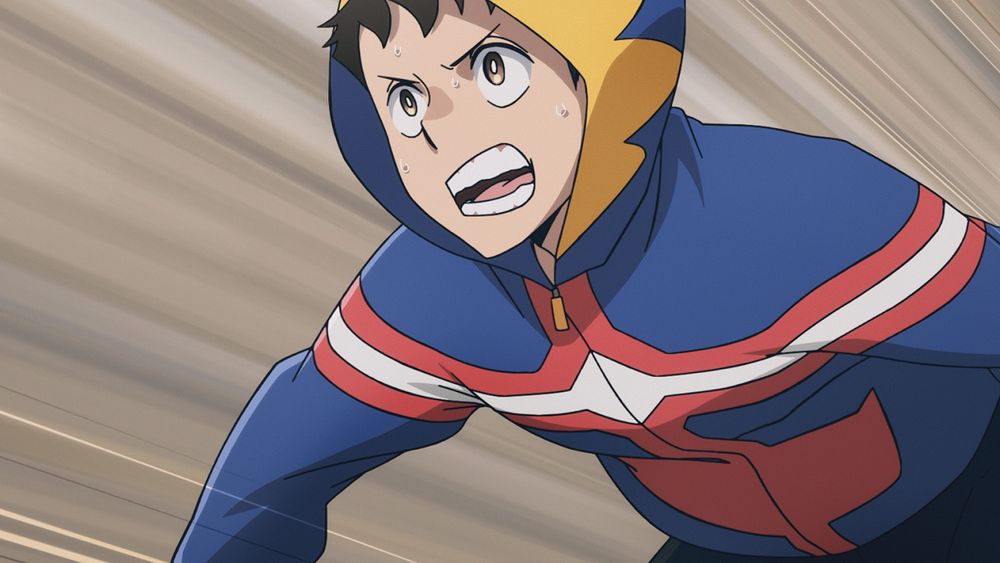 「僕のヒーローアカデミア FINAL SEASON」×「ヴィジランテ -僕のヒーローアカデミア ILLEGALS-」コラボアニメCMのカット