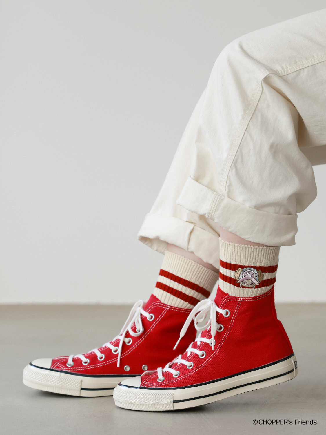 「CHOPPER’s」靴下屋コラボ商品着用イメージ
