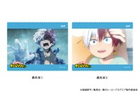 轟焦凍の場面カットが印刷されたオリジナルメガネ拭き