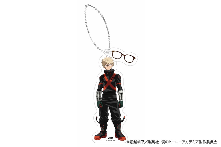 爆豪勝己のオリジナル2連アクリルキーホルダー - 「ヒロアカ」×Zoff