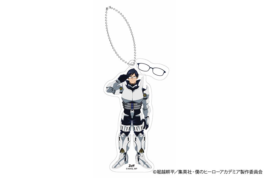 新品【限定品】吉田豪　アクリルスタンドキーホルダー 飯田天哉のオリジナル2連アクリルキーホルダー - 「ヒロアカ」×Zoff