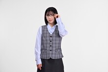 青島智恵子に扮する福田麻貴 (c)「婚活バトルフィールド37」製作委員会