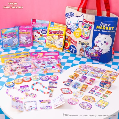「ちいかわ」とサンリオキャラクターズのコラボグッズ