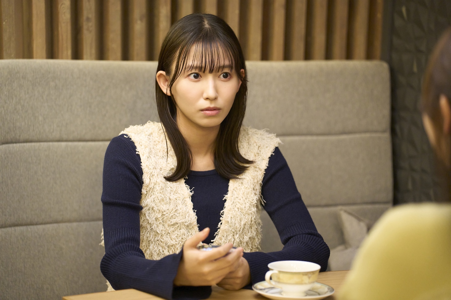 ドラマ「夫を社会的に抹殺する5つの方法 Re:venge」より、志田音々演じる西野早苗 (c)テレビ東京