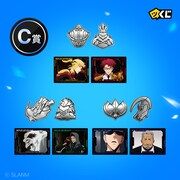 TVアニメ「俺だけレベルアップな件」ピッコマくじC賞の「ギルドマークピンバッジ＆ステッカーセット（全3種）」