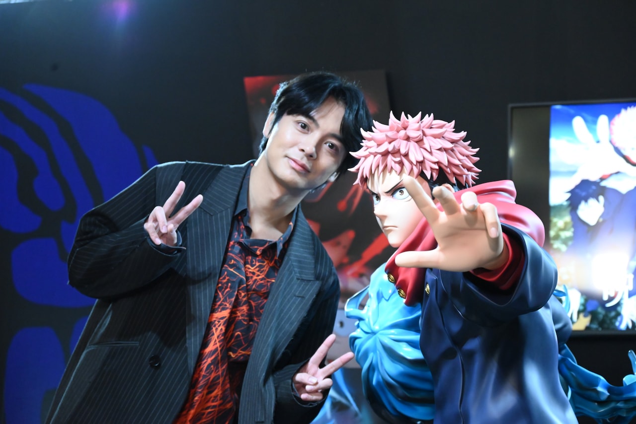 アニメ「呪術廻戦展」に榎木淳弥、虎杖悠仁の等身大フィギュアに