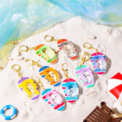 トレーディングビーチサンダルキーホルダー