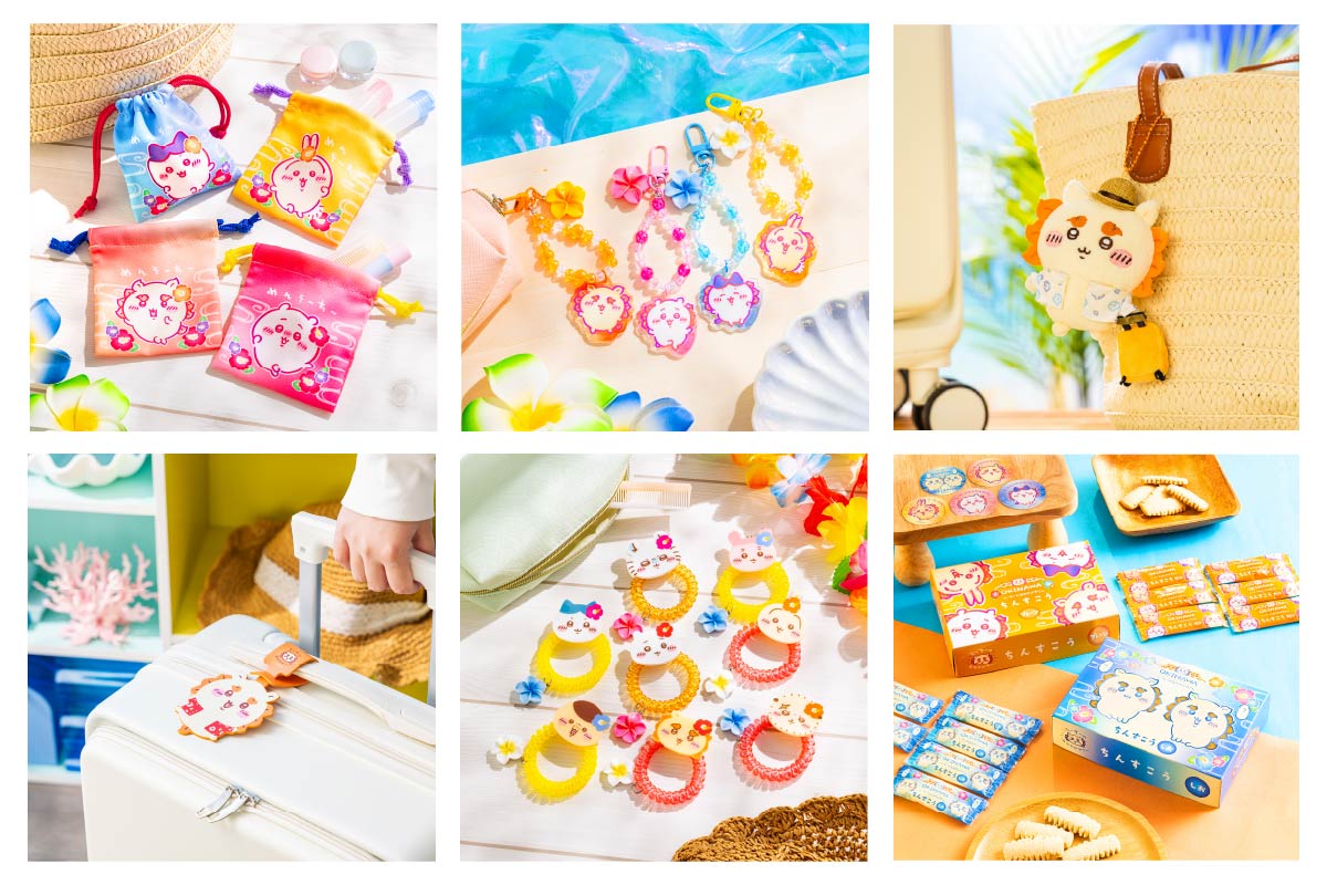 発売されるグッズの一部 - 「ちいかわ」三線を弾くシーサーの