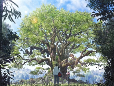 アニメーション映画「クスノキの番人」の新規場面カット