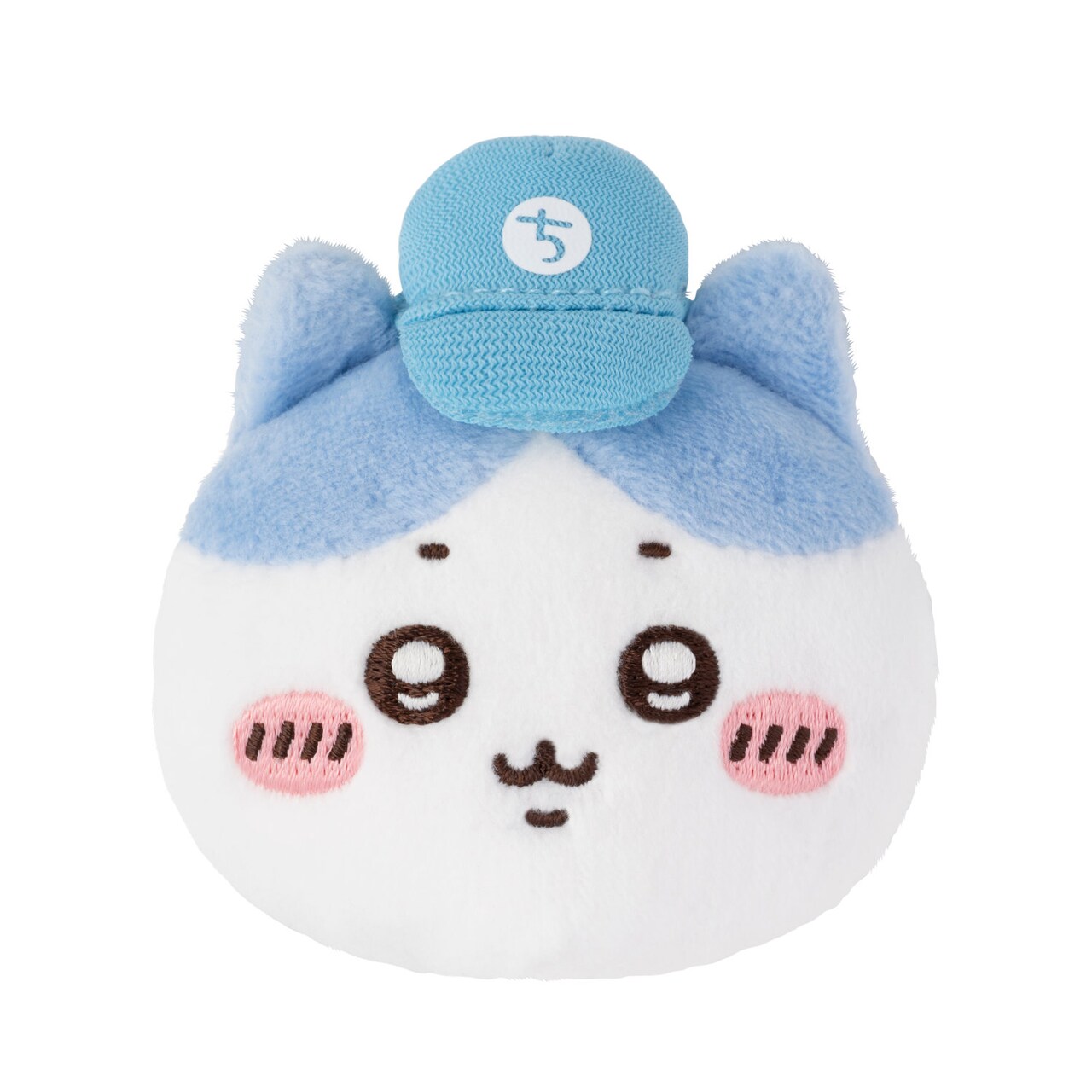 正規品‼️【新品タグ付き】ちいかわ　ハチワレ　生え変わり　おかっぱ　マスコット おかおバッジ」ハチワレ - ちいかわマーケットが5周年、配達員の服を着