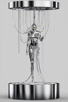 「Sexy Robot_The Ghost in the Shell type 2」(c)Hajime Sorayama. Courtesy of NANZUKA 
(c)Shirow Masamune / KODANSHA